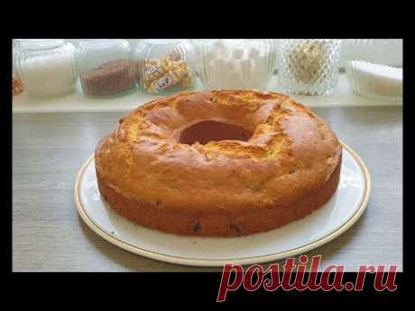Кекс с изюмом!Быстро и Вкусно!