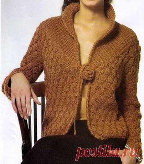 ЖАКЕТ С РОЗОЙ.