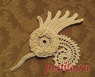 Уголок Yoshta: Irish crochet - Flower Цветок 1