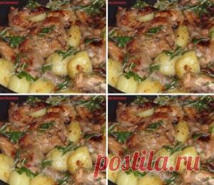 Курочка в кефире