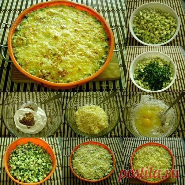 КАБАЧКИ, ЗАПЕЧЕННЫЕ С СЫРОМ