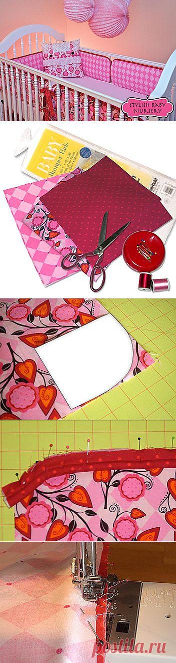 Стильный Детские Детские: Детская кроватка Бамперы в двух Прохладный Fabs | Sew4Home