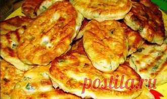 Готовим вкусно » Архив сайта Оладьи с яйцом и зелёным луком рецепт