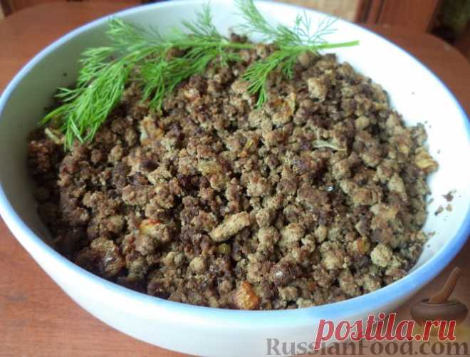 Рецепт: Начинки для пирожков из печени на RussianFood.com