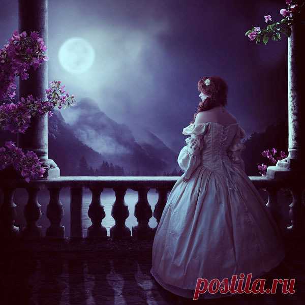 Создаём романтическую сцену в свете луны в Photoshop В этом уроке вы узнаете, как создать романтическую сцену с девушкой, используя эффекты освещения, работу над усилением глубины резкости и многое другое.