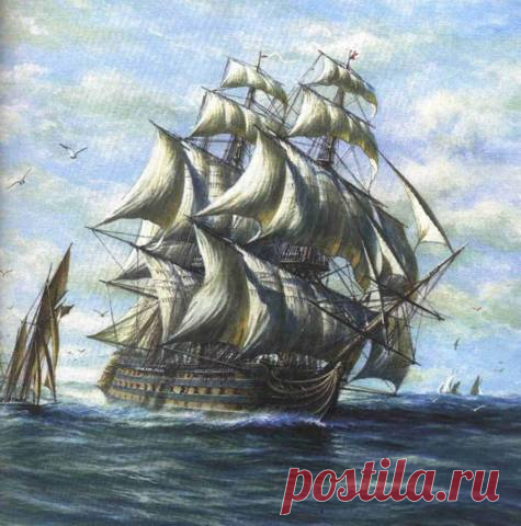 Пушки и паруса: Парусные корабли нового времени - История мирового судостроения - Каталог статей - История мирового судостроения