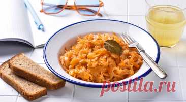 Та самая капуста, как в школьной столовой, пошаговый рецепт с фото на 290 ккал