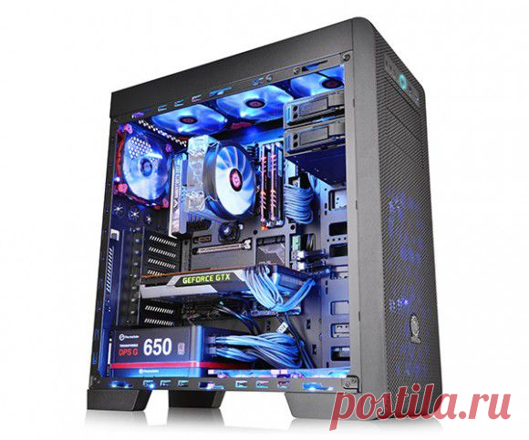 Ferra.ru - Корпус Thermaltake Core V41 с боковым окошком и сертификацией Tt LCS