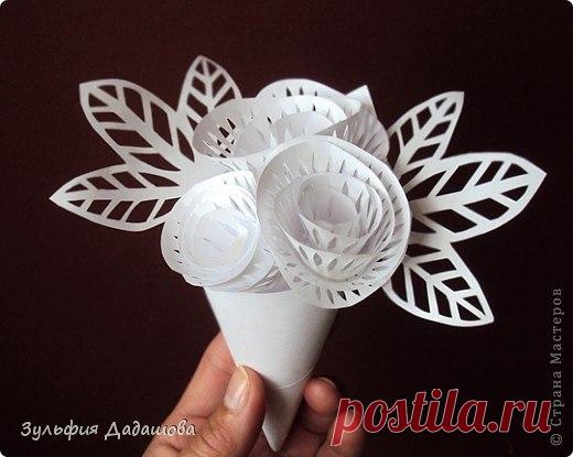 Творчество с детьми. Букетик для мамы.