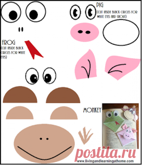 Living and Learning at Home: Cute Corner Bookmarks with Free Printable