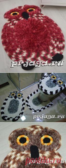 Ковер «Сова» крючком