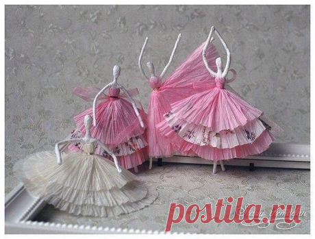 Забавные балеринки — Сделай сам, идеи для творчества - DIY Ideas