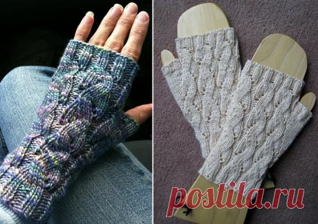 Рельефные митенки от Paula McKeever