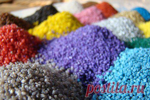 Цветной песок своими руками | Босиком по радуге