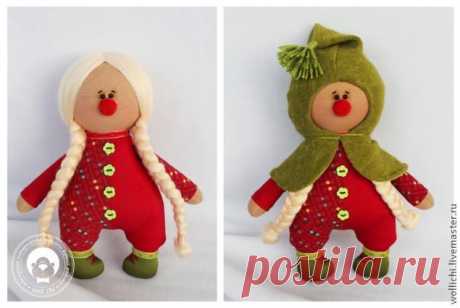 Новогодний Гномик. Выкройка и мастер-класс - Ярмарка Мастеров - ручная работа, handmade (Wolli Chi)
