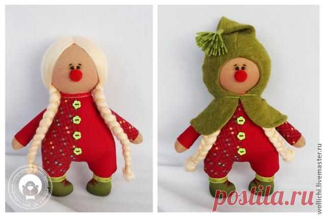 Новогодний Гномик. Выкройка и мастер-класс - Ярмарка Мастеров - ручная работа, handmade (Wolli Chi)
