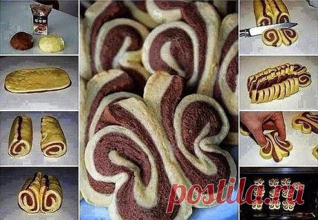 Печенье бабочки!

Посмотрите на эту красоту! Это печенье бабочки не только вкусное, но и очень красивое. Рецепт совершенно простой. Очень интересный способ лепки. Знакомьтесь с рецептом и за готовку.

Ингредиенты:

мука пшеничная 150 гр. плюс 3-5 ст.л ,
разрыхлитель 1/2 ч.л.,
крахмал 50 гр.,
сахар 125 гр.,
масло сливочное мягкое 125 гр.,
чуть соли,
чуть соды,
яйцо,
ликёр лимонный 2-3 ч.л.,
какао 1 ст.л.,
ваниль.

Приготовление.

Растираем сливочное масло с сахаром,ликёром ...