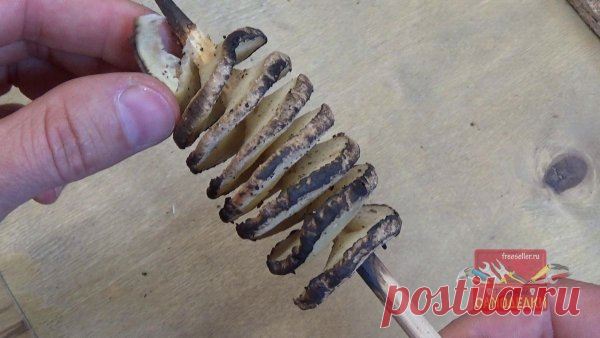 Секрет простого и быстрого нарезания картофеля спиралью