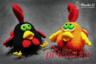 Ami-Domi Land: вяжем амигуруми: Петушок-малышок крючком
