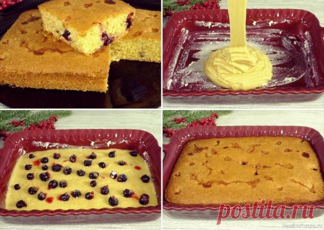 Сладкий заливной пирог