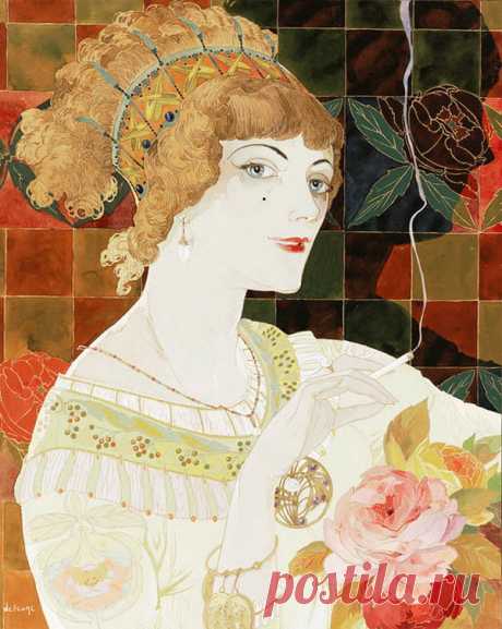 Живопись и графика французского модерна. Жорж де Фор (Georges de Feure, 1868-1943). Часть третья