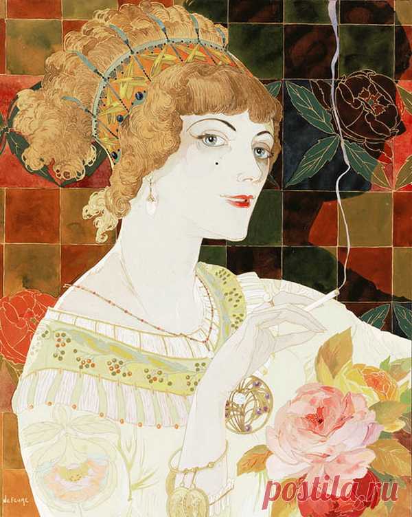 Живопись и графика французского модерна. Жорж де Фор (Georges de Feure, 1868-1943). Часть третья