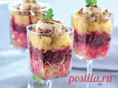 Свекольные блюда (салат, икра, винегреты)