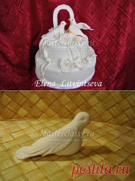 Как сделать голубей из сахарной мастики для торта своими руками. Мастер-класс с пошаговым фото / Мастерклассы Блоги