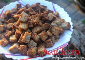 Сухарики с чесноком Автор рецепта Ольга Московская - Cookpad