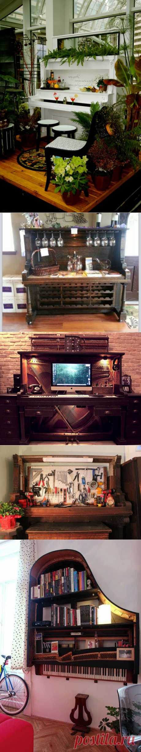 17 Creative Ideas For Repurposing An Old Piano