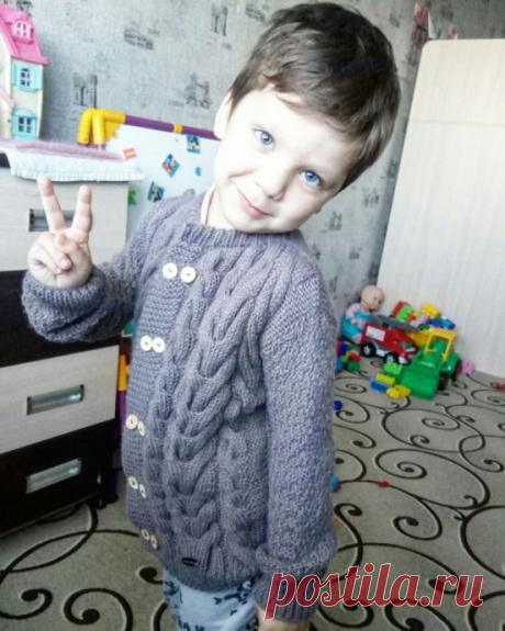 Кардиган для маленького Львенка