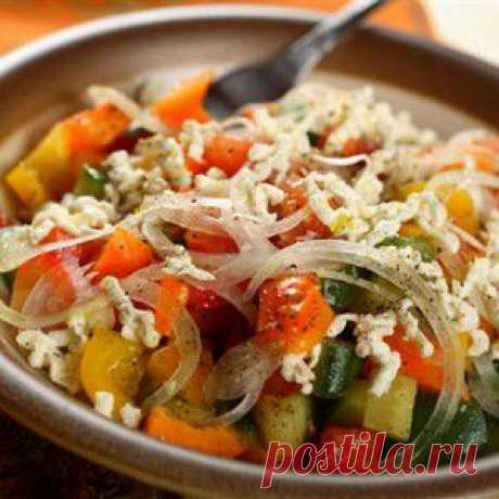 Овощной гарнир (Пиперада) рецепт – вегетарианская еда: закуски