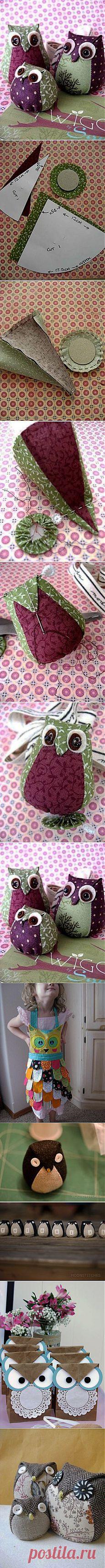 DIY Easy Fabric Owl | crafts
