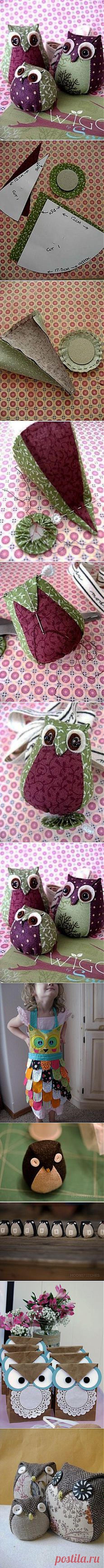 DIY Easy Fabric Owl | crafts