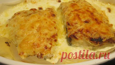 Рыба под сырной корочкой 