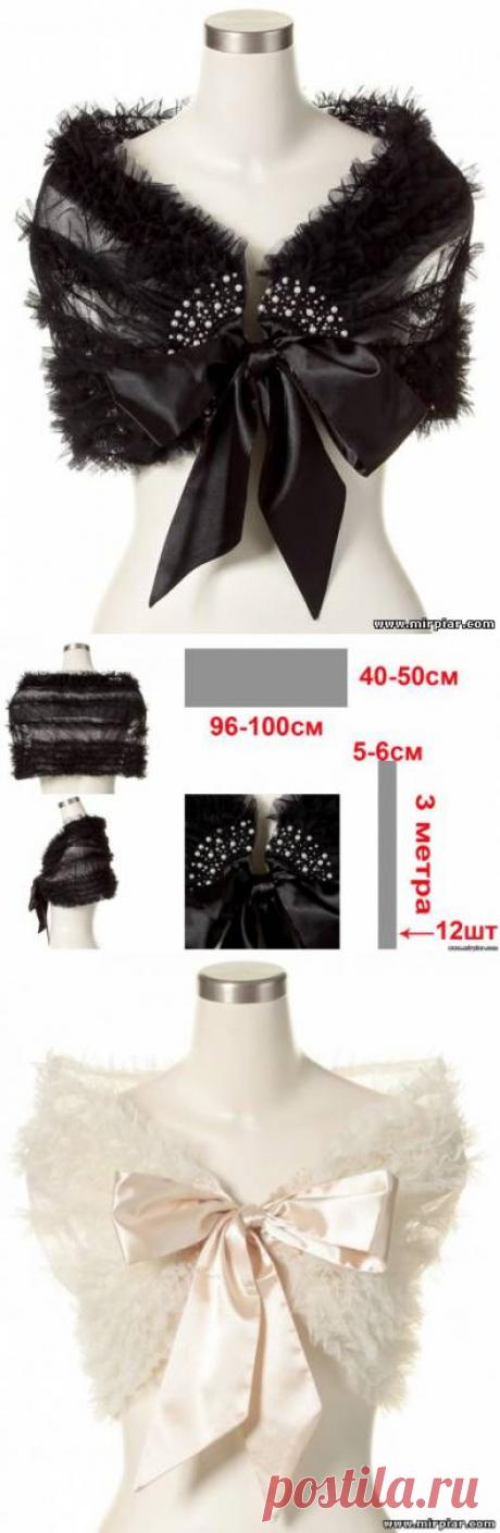 Гламурная накидка своими руками быстро и просто - Техники Мастер-классы Уроки - Ручная работа Мода Дизайн Декор Переделки Уроки - Каталог статей - &quot;MirPiar.com&quot; - Справочно-информационный портал. Донецк