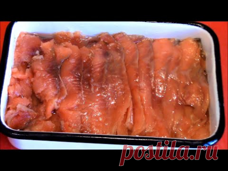 Как из замороженной горбуши сделать малосольную семгу. Как засолить вкусно горбушу.