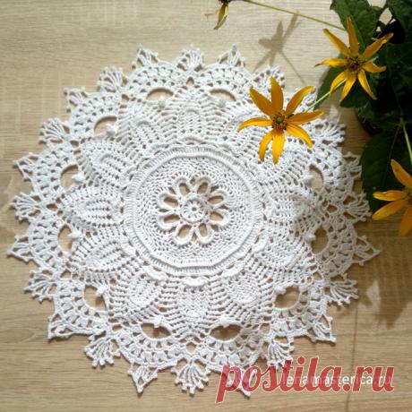 Салфетка по мотивам Patricia Kristoffersen. Схема...