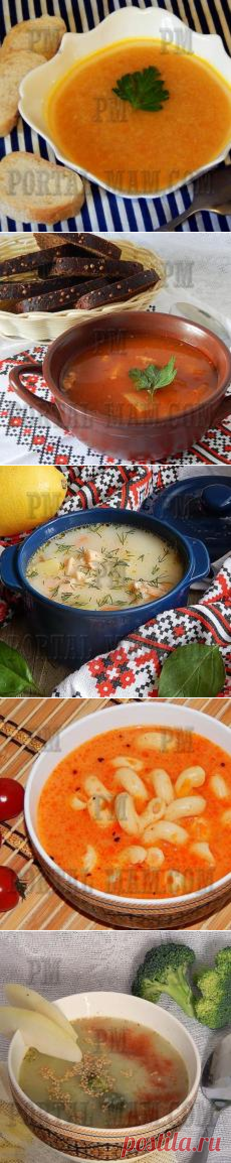 Подборка вкусных, полезных и простых в приготовлении первых блюд.