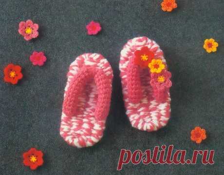 Вязание крючком - вьетнамки и сандалии своими руками - основной курс