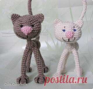Котик. Описание
#крючок #вязаная_игрушка
условные обозначения:
сбн - столбик без накида
приб - прибавка (два столбика без накида в одну петлю)
Показать полностью…