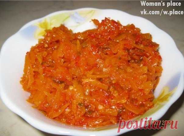 Зимний салат из моркови 