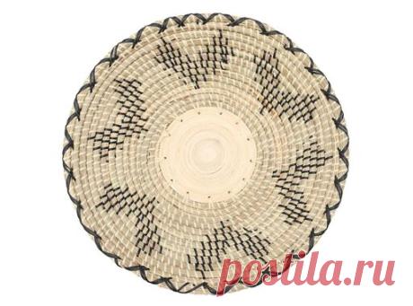 Plato de Cestería Étnico L1 Alaniz Home 42 x 8 cm - Cajas y Cestos | Paris.cl