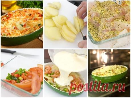 Рыбная запеканка с овощами 

Приготовить простое, но очень вкусное блюдо легко. Ароматная запеканка с рыбой, сладким перцем, помидорами, картошкой в соусе из молока и яиц под вкуснейшим слоем запеченного сыра.