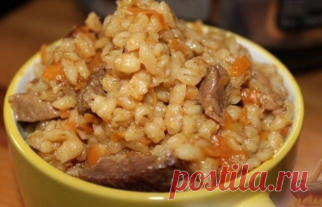 Как вкусно приготовить перловку с мясом?