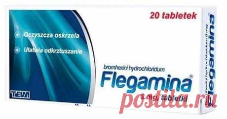 FLEGAMINA 8mg x 20 tablets cystic fibrosis Indications: bronchial diseases with thick, overly viscous secretions, chronic bronchitis, cystic fibrosis UK, atelectasis due to bronchial closure by mucus