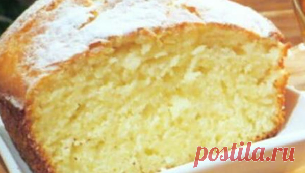 Нежный  на кефире с божественным вкусом...