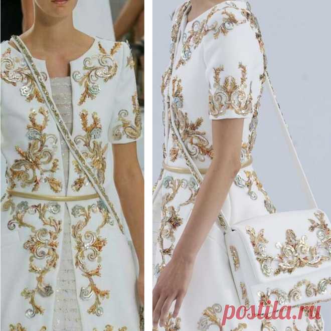 Свежие модные тенденции в вышивке: Новый максимализм! - Broidery.Ru Перевод: Мари СТРАТАН Смелые дизайны и вышитые участки большого размера в настоящее время пользуются