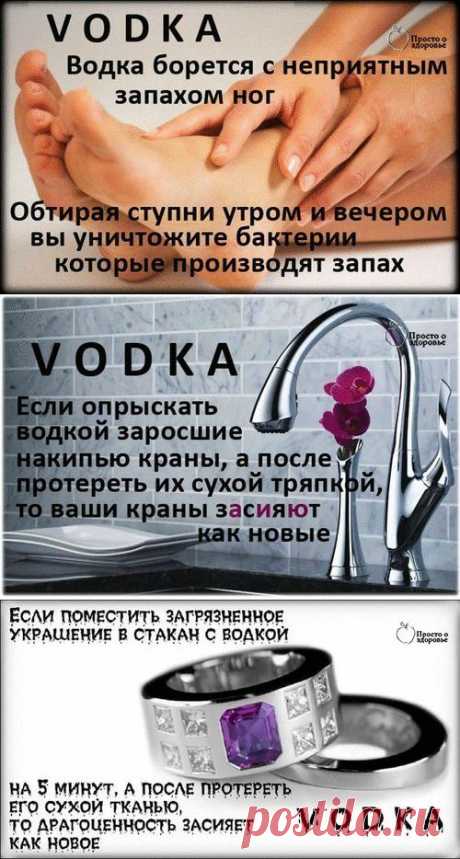 25 вариантов нестандартного использования водки. | Женский журнал