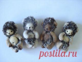 HobbyStudio: Шьем мини ежика! Выкройка и описание работы